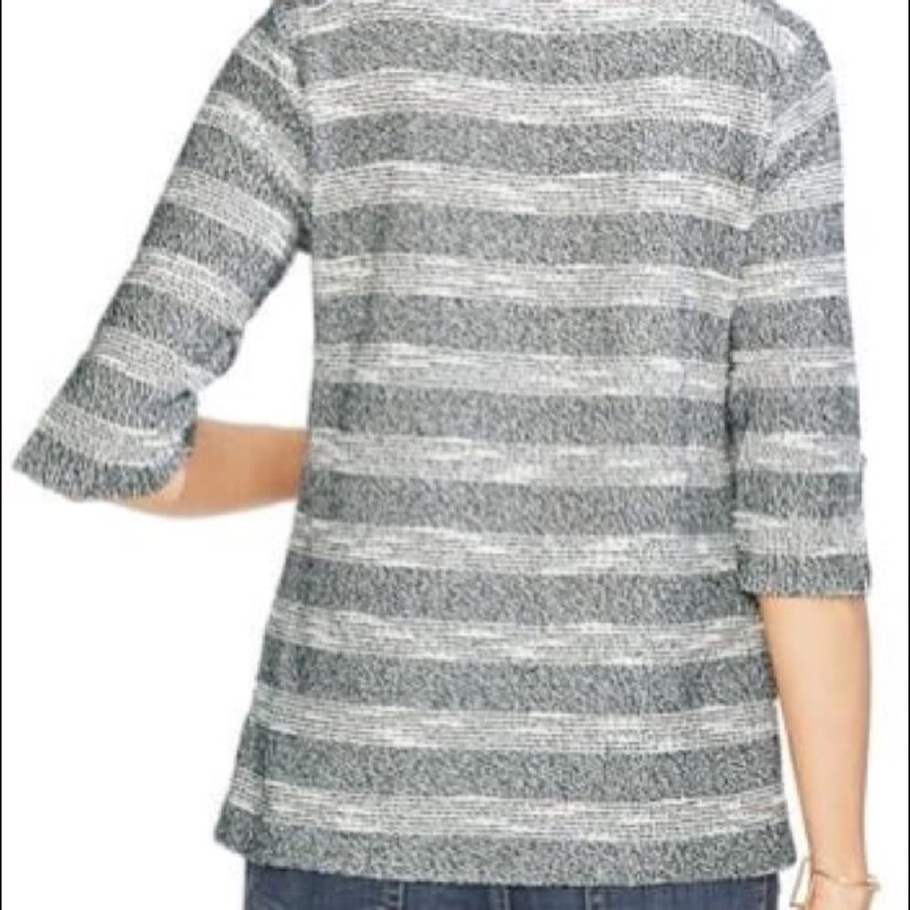 VINCE CAMUTO “Daybreak” Stripe Knit Top